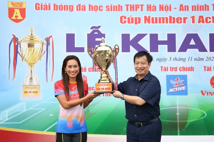 Khai mạc Giải bóng đá học sinh THPT Hà Nội - An ninh Thủ đô lần thứ XXIII năm 2024 - Ảnh 2.