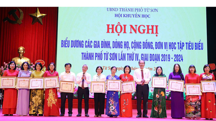 100% phường tại Từ Sơn (Bắc Ninh) đạt tiêu chuẩn cộng đồng học tập - Ảnh 1.