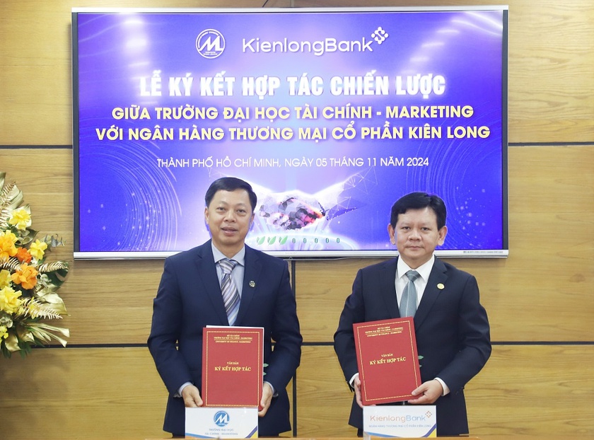 Đại học Tài chính - Marketing (UFM) và KienlongBank hợp tác đào tạo - Ảnh 1.