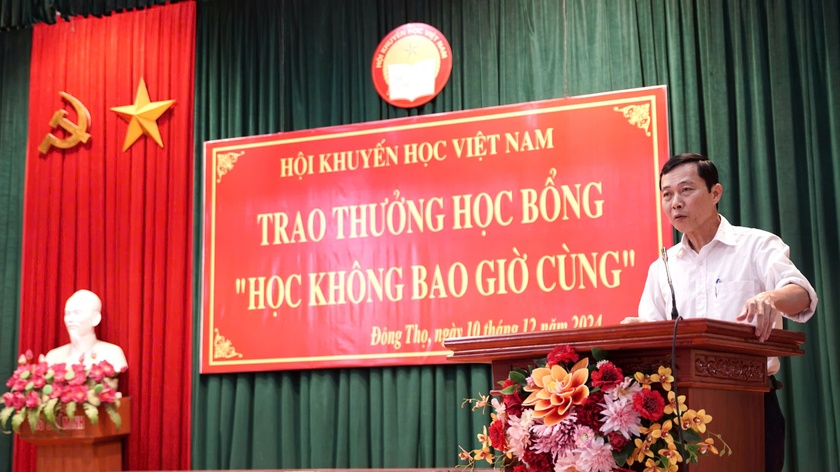 Hội Khuyến học Việt Nam: Khảo sát Trung tâm học tập cộng đồng và trao học bổng "Học không bao giờ cùng" tại Thái Bình- Ảnh 2.