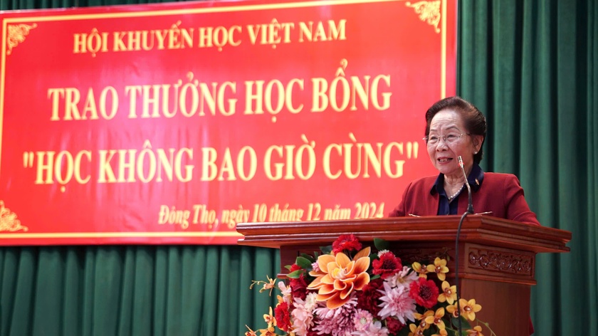 Hội Khuyến học Việt Nam: Khảo sát Trung tâm học tập cộng đồng và trao học bổng "Học không bao giờ cùng" tại Thái Bình- Ảnh 5.