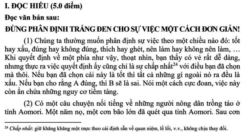 Đề tập huấn Ngữ văn 9: Phân tích văn bản Đồng dao của đất - Ảnh 1.