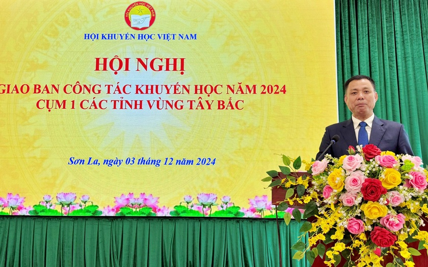 Cụm khuyến học Tây Bắc giao ban công tác khuyến học 2024  - Ảnh 4.