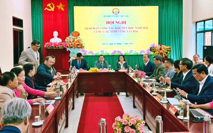 Cụm khuyến học Tây Bắc giao ban công tác khuyến học 2024  - Ảnh 2.