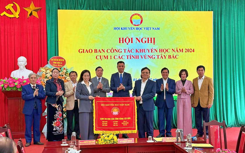 Cụm khuyến học Tây Bắc giao ban công tác khuyến học 2024  - Ảnh 6.