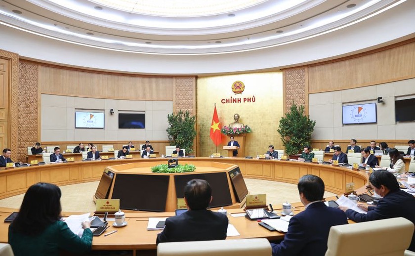 Thủ tướng Chính phủ Phạm Minh Chính chủ trì phiên họp Chính phủ tháng đầu tiên của năm 2024- Ảnh 3.
