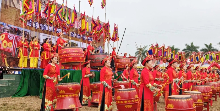 Lễ hội Tịch điền Đọi Sơn 2024 - Ngày hội xuống đồng lớn nhất vùng đồng bằng Bắc Bộ- Ảnh 5.