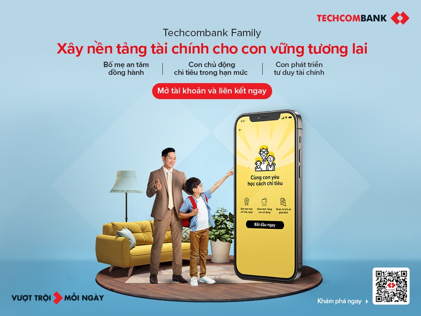 Techcombank Family – giúp cha mẹ đồng hành tài chính cùng con- Ảnh 1.
