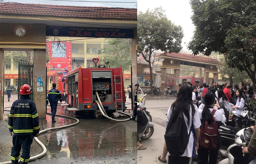 Hà Nội: Thông tin về vụ cháy trường Trung học cơ sở Văn Quán (Hà Đông)- Ảnh 2.