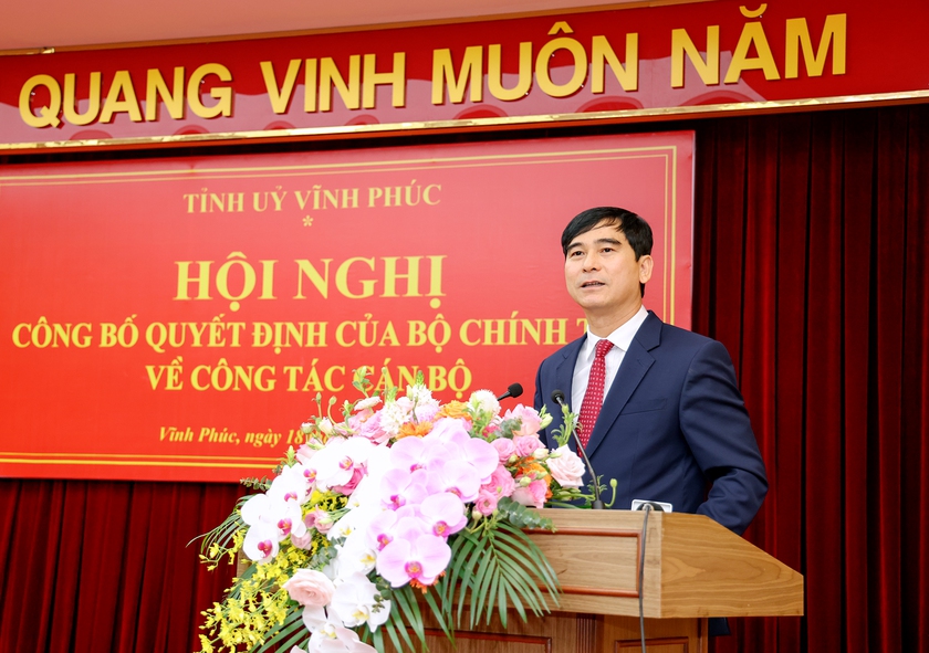 Ông Dương Văn An giữ chức Bí thư Tỉnh ủy Vĩnh Phúc- Ảnh 3.
