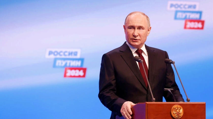 Tái đắc cử nhiệm kỳ thứ 5, Tổng thống Nga Vladimir Putin tuyên bố tái khẳng định ủng hộ hoà bình- Ảnh 1.