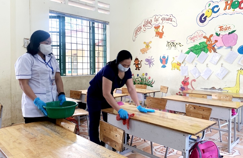 Lào Cai: Rốt ráo dập dịch thủy đậu trong trường học- Ảnh 3.