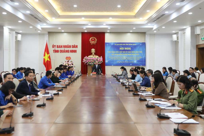 Quảng Ninh: Chủ tịch Ủy ban nhân dân tỉnh đối thoại với thanh niên- Ảnh 1.