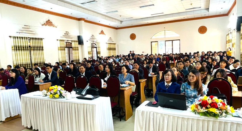 Hội Khuyến học tỉnh Lâm Đồng phối hợp tổ chức tập huấn công tác khuyến học - khuyến tài, xây dựng xã hội học tập.