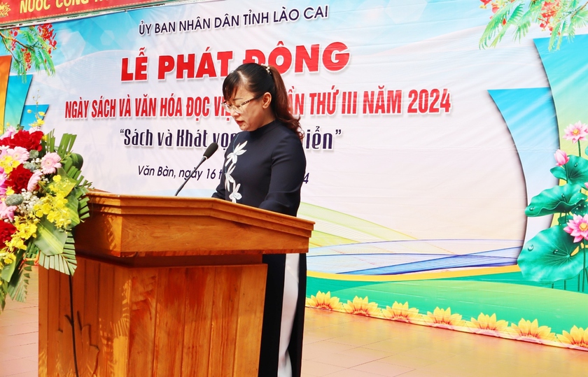 Lào Cai phát động Ngày sách và Văn hóa đọc năm 2024- Ảnh 2.