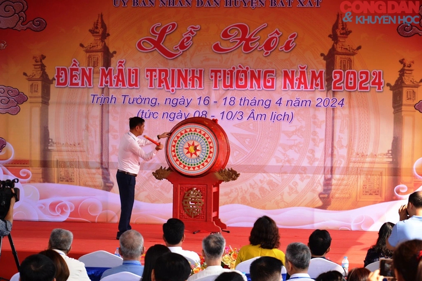 Lào Cai khai hội đền Mẫu Trịnh Tường năm 2024- Ảnh 3.