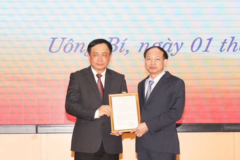 Quảng Ninh: Chủ tịch Hội Nhà báo giữ chức vụ Bí thư Thành ủy Uông Bí- Ảnh 1.