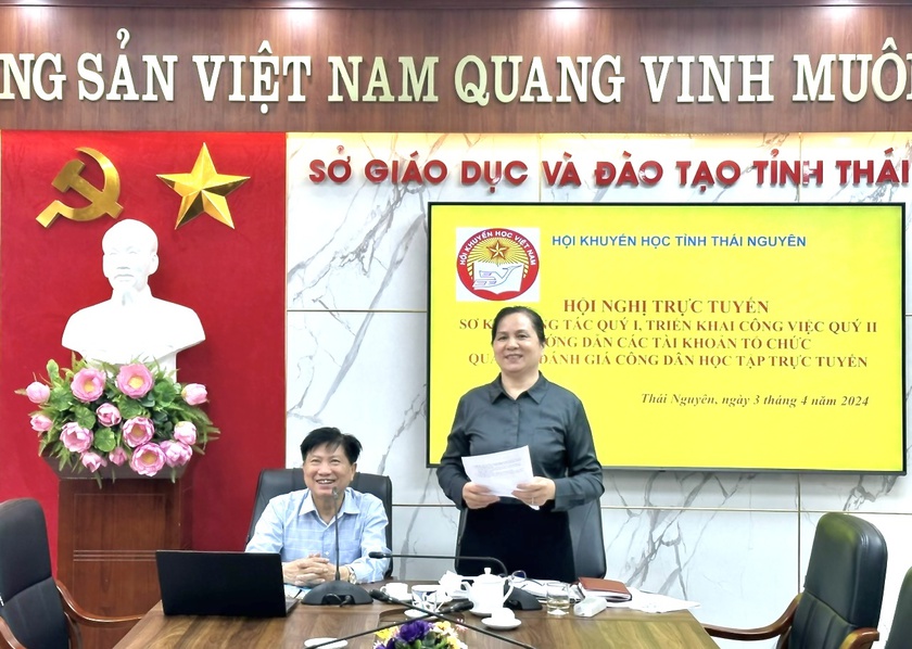 Hội Khuyến học tỉnh Thái Nguyên tháo gỡ khó khăn trong triển khai hoạt động khuyến học - khuyến tài- Ảnh 1.