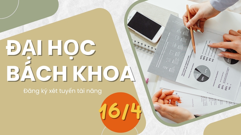Đại học Bách khoa Hà Nội mở hệ thống đăng ký xét tuyển tài năng từ 16/4- Ảnh 1.