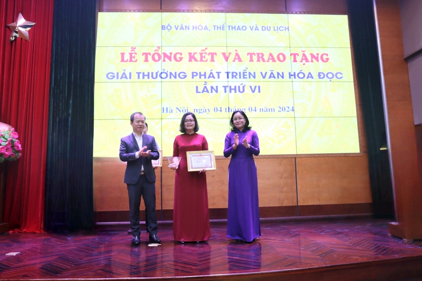 Thư viện Lào Cai đạt Giải thưởng phát triển văn hóa đọc của Bộ Văn hóa, Thể thao và Du lịch- Ảnh 1.