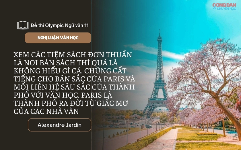 Đề thi Olympic Ngữ văn 11: Văn chương và bản sắc dân tộc- Ảnh 1.