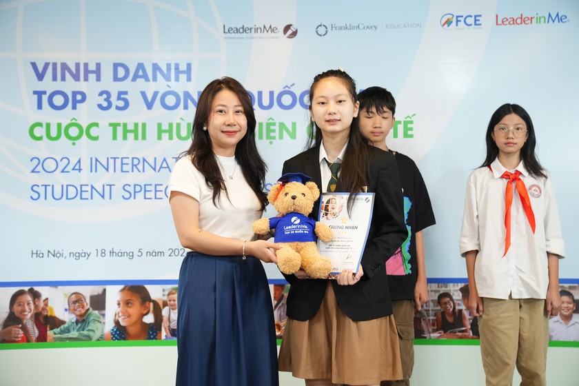 Vinh danh 35 học sinh tham dự cuộc thi hùng biện quốc tế Speech Contest 2024- Ảnh 3.