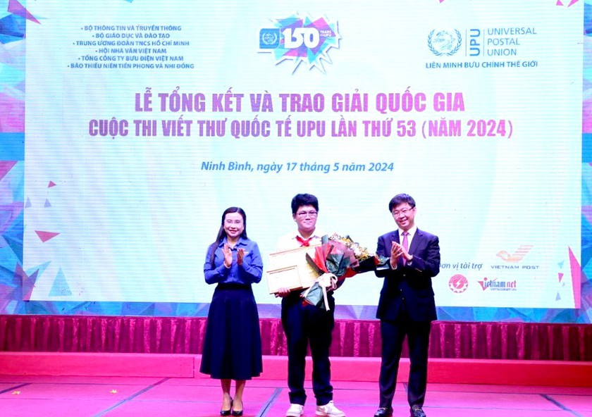 Tổng kết và Trao giải Cuộc thi Viết thư Quốc tế UPU lần thứ 53 (năm 2024)- Ảnh 1.