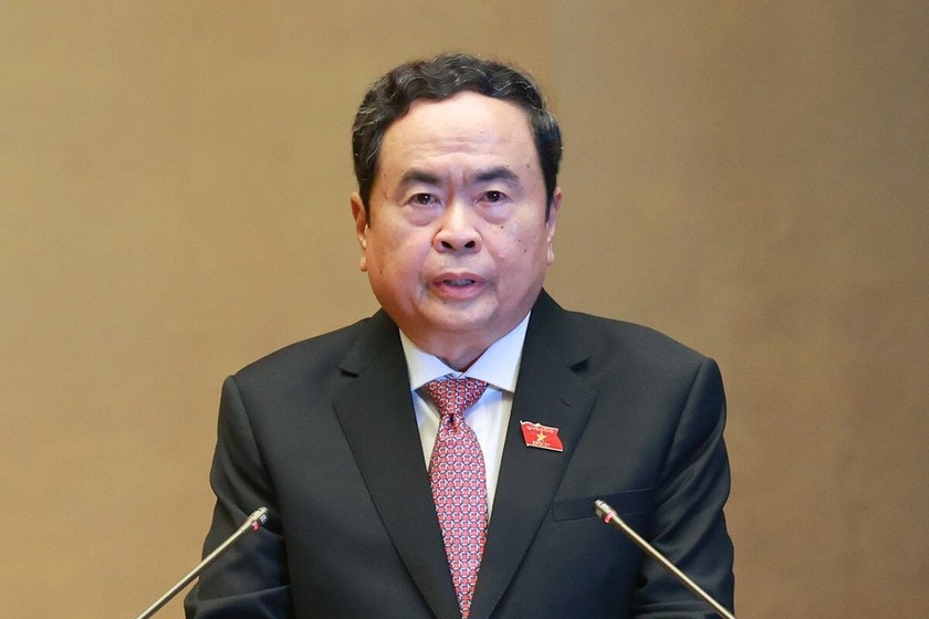 Ông Trần Thanh Mẫn chính thức giữ chức Chủ tịch Quốc hội khóa XV- Ảnh 1.