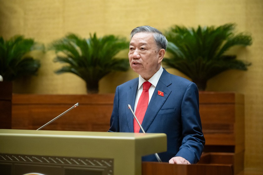 Tân Chủ tịch nước Tô Lâm phát biểu nhậm chức- Ảnh 1.