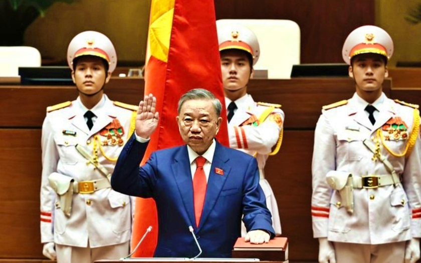 Tân Chủ tịch nước Tô Lâm tuyên thệ nhậm chức- Ảnh 1.
