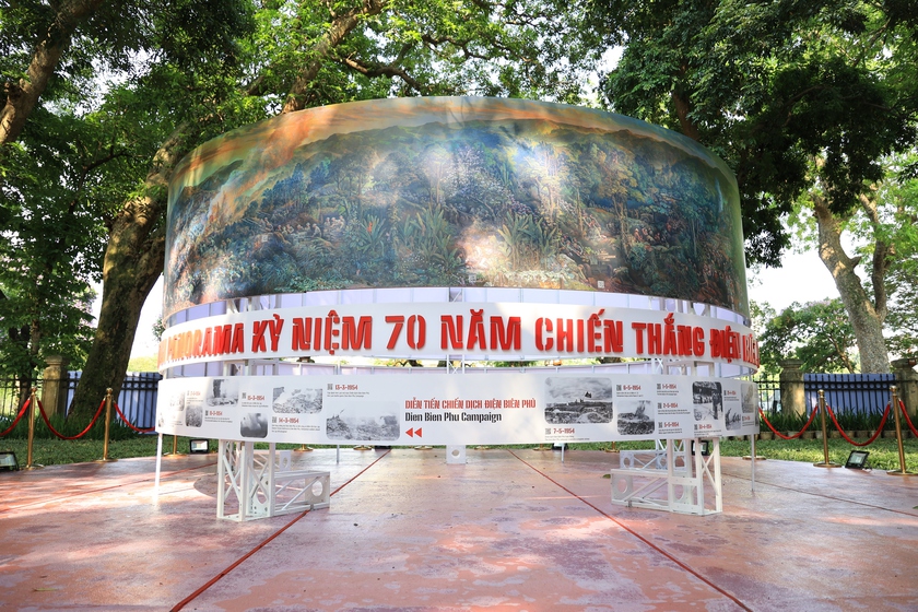 Sức hút của bức tranh panorama kỷ niệm 70 năm Chiến thắng Điện Biên Phủ- Ảnh 8.