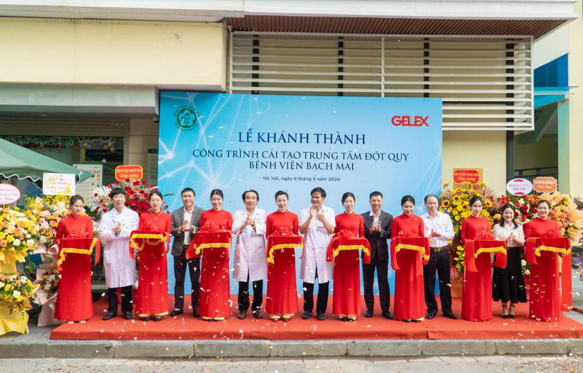Tập đoàn GELEX tài trợ Bệnh viện Bạch Mai tăng giường, phòng cứu bệnh nhân đột quỵ- Ảnh 1.