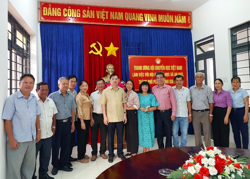 Trung ương Hội Khuyến học Việt Nam hoàn thành công tác kiểm tra tại Gia Lai, Kon Tum- Ảnh 2.