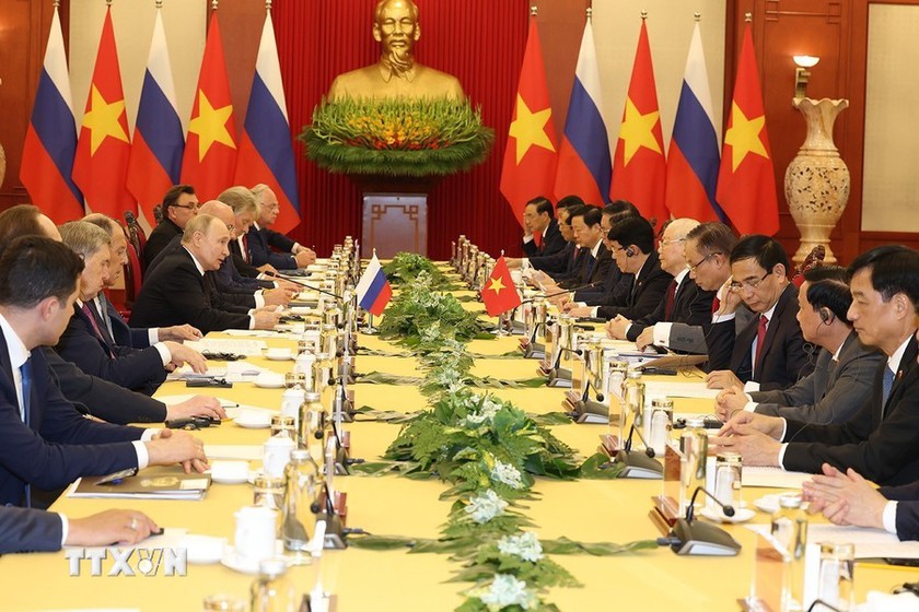 Tổng thống Nga Putin thăm Việt Nam: Thông qua Tuyên bố chung Việt Nam - Liên bang Nga- Ảnh 4.