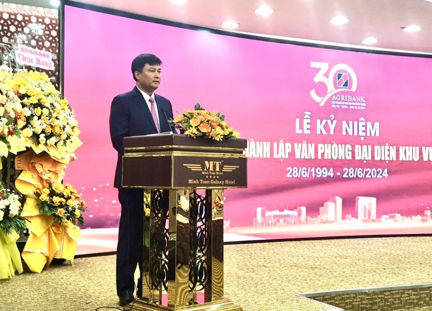 Văn phòng Đại diện Khu vực Miền Trung Agribank tổ chức kỉ niệm 30 năm ngày thành lập- Ảnh 1.