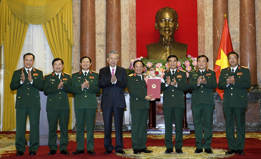 Bổ nhiệm Thượng tướng Trịnh Văn Quyết giữ chức Chủ nhiệm Tổng cục Chính trị Quân đội nhân dân Việt Nam- Ảnh 2.
