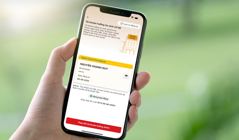 PVcomBank hỗ trợ liên kết tài khoản nhận an sinh xã hội trên VNeID- Ảnh 2.
