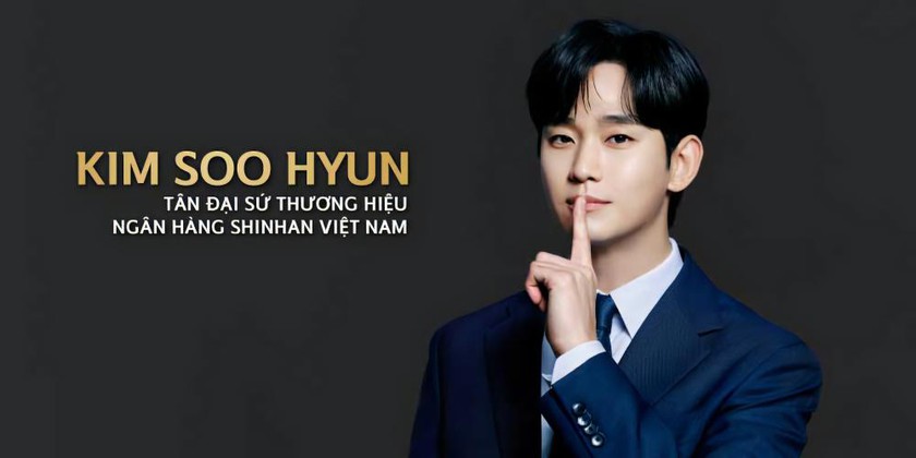 Kim Soo Hyun trở thành gương mặt đại diện Shinhan Việt Nam- Ảnh 1.