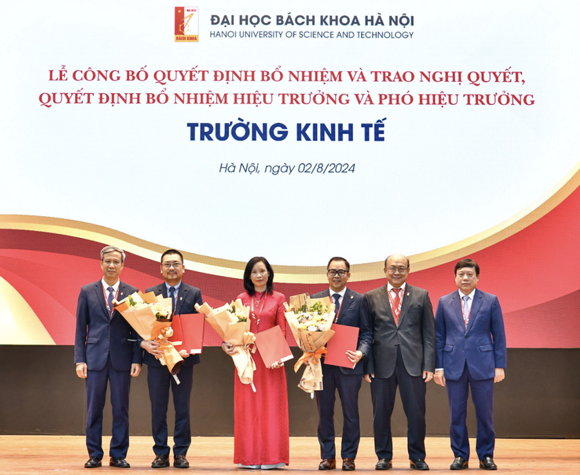 Đại học Bách khoa Hà Nội ra mắt Trường Kinh tế và 4 viện nghiên cứu- Ảnh 1.