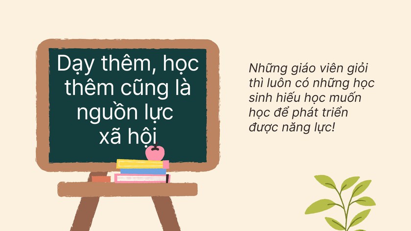 Vẫn còn băn khoăn về dự thảo Thông tư Quy định dạy thêm, học thêm - Ảnh 1.