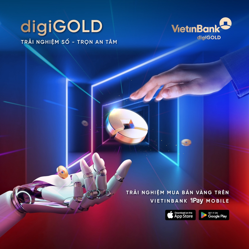 Triển khai mua bán vàng (digiGOLD) trên ứng dụng số VietinBank iPay Mobile - Ảnh 1.