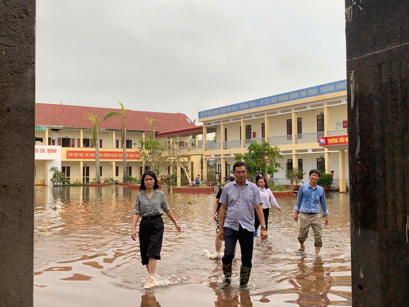 Hải Phòng: Sau bão, đủ an toàn mới tổ chức dạy và học - Ảnh 1.