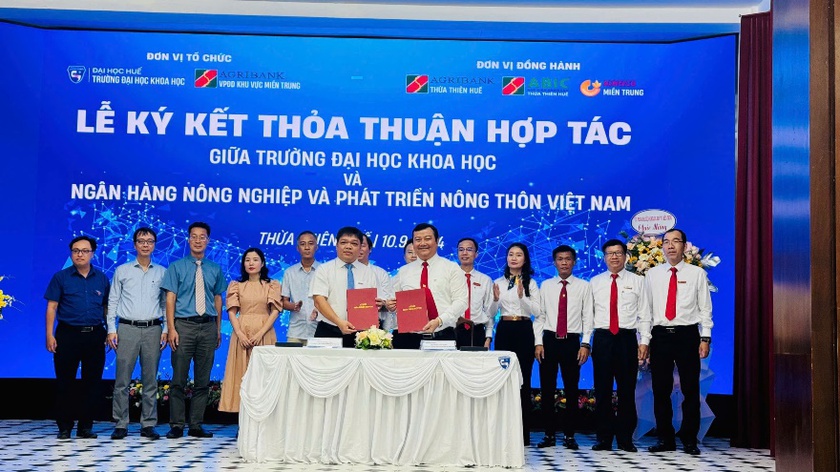 Đại học Khoa học - Đại học Huế hợp tác với Agribank - Ảnh 1.