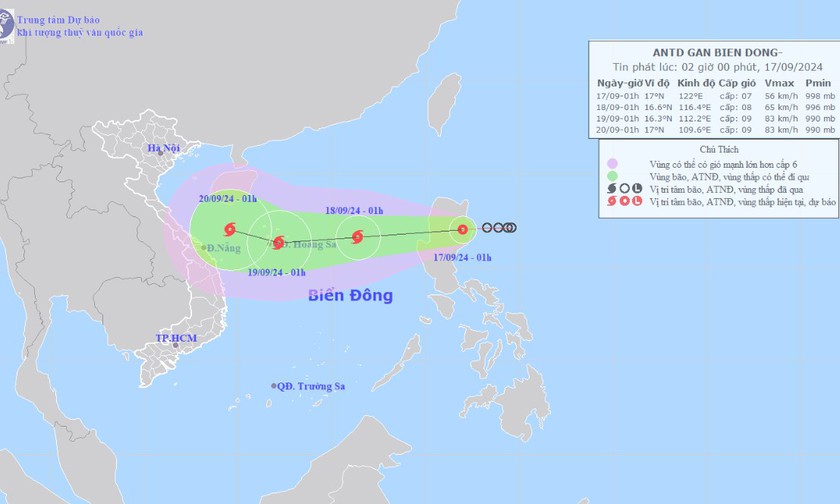 Quảng Ninh - Bình Thuận chủ động ứng phó với áp thấp nhiệt đới có thể mạnh lên thành bão - Ảnh 2.