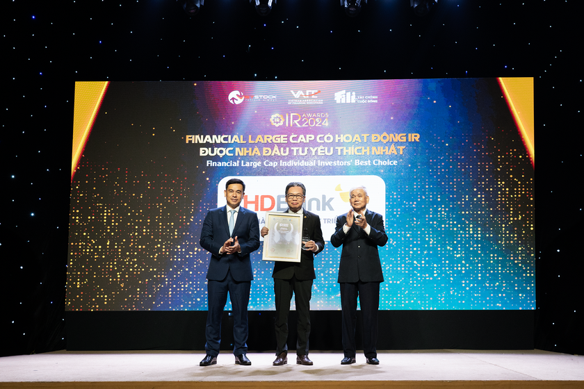 ir awards 2024: hdbank khẳng định vị thế trong quan hệ nhà đầu tư quốc tế - Ảnh 1.