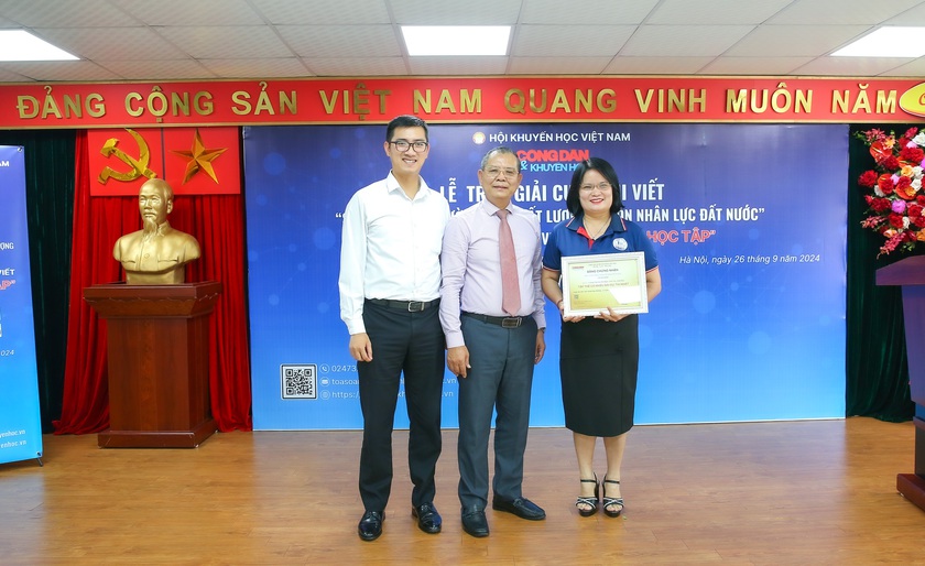 Hình ảnh đẹp trong Lễ  tổng kết cuộc thi viết "Sức khoẻ học đường - Vì chất lượng nguồn nhân lực đất nước" - Ảnh 24.