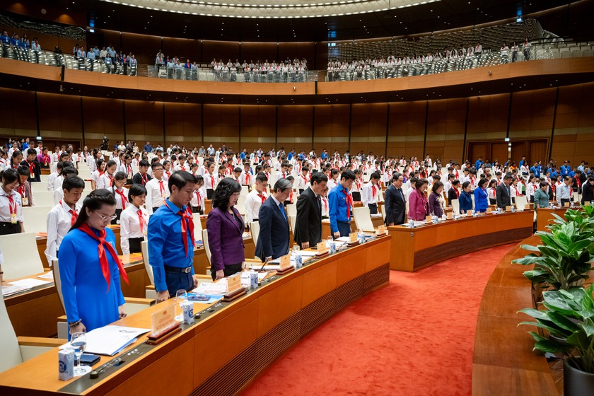 Phiên họp giả định "Quốc hội trẻ em": Chất  vấn về bạo lực học đường và tác hại thuốc lá - Ảnh 7.