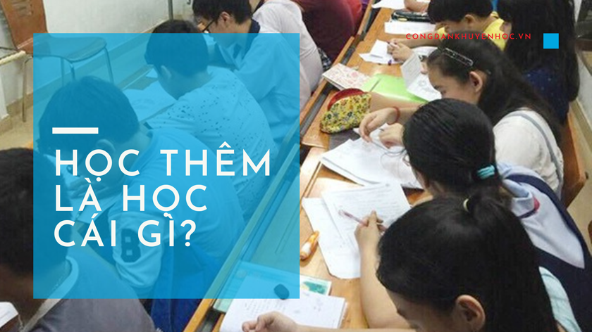 Học sinh đang học gì ở các lớp học thêm ngoài nhà trường? - Ảnh 1.