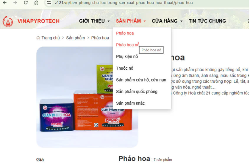 Bảng giá, hướng dẫn mua pháo hoa Bộ Quốc phòng online- Ảnh 3.