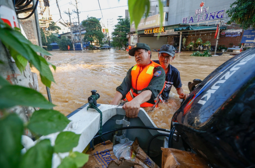 Phân luồng giao thông cao tốc Hà Nội - Thái Nguyên tránh các điểm ngập lụt - Ảnh 1.